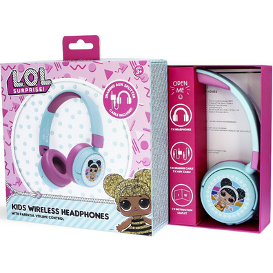 Auriculares OTL Kids Wireless L.O.L. Surprise! (Consolas/Smartphones)