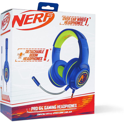 Auriculares OTL Pro G4 Gaming Nerf (Consolas/Smartphones/PC)