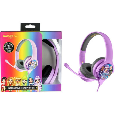 Auriculares OTL Wired Interactive Rainbow High (Consolas/Smartphone/PC)