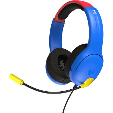 Auriculares PDP Airlite Wired Headset Super Mario (Switch/Lite/OLED)