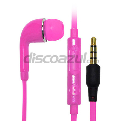 Auriculares con micrófono Samsung Galaxy S4 Rosa