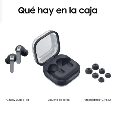 Auriculares Samsung Galaxy Buds4 Pro con IA (ANC) Negros