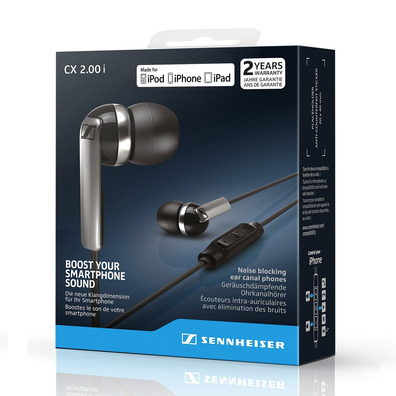 Auriculares Sennheiser CX 2.00i Negro