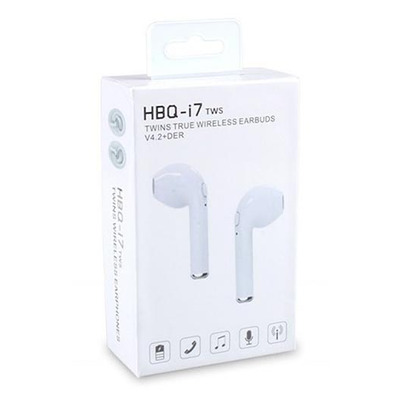 Auriculares Stereo Bluetooth + Micrófono HBQ i7 Negro