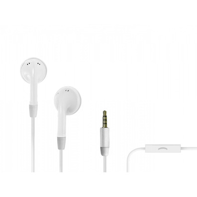 Auriculares Stereo Duo para tablets/smartphones Blanco SBS