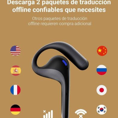 Auriculares Traductor Timekettle W4 Pro IA Negro en Tiempo Real