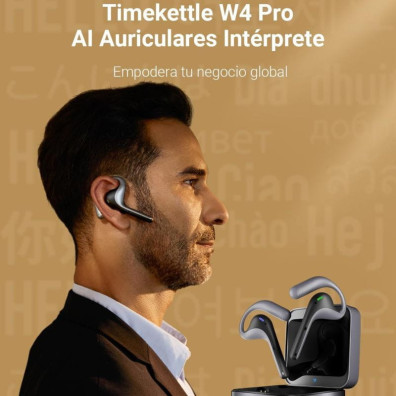 Auriculares Traductor Timekettle W4 Pro IA Negro en Tiempo Real
