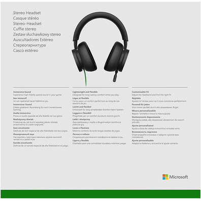 Auriculares Xbox Wired Stereo Headset (Xbox One/Series/Windows 10)