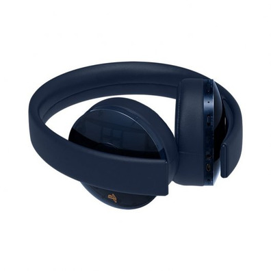 AURICULARES WIRELESS SONY PS4 GOLD/BLUE NAVY