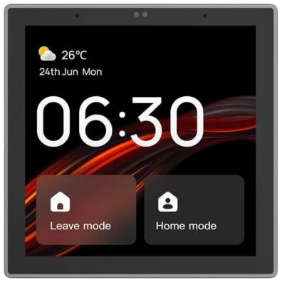 Panel de control inteligente Avatto T6E S Zigbee/Bluetooth Tuya Negro