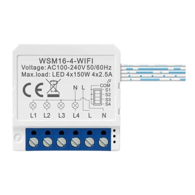 Switch Inteligente WiFi Avatto WSM16-W4 Blanco