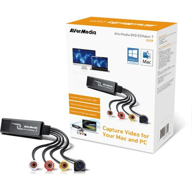 AVERMEDIA CAPTURADORA AVERDVD EZMAKER 7 USB