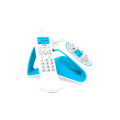Teléfono Inalámbrico Retro Deluxe SPC 7703A Blanco/Azul