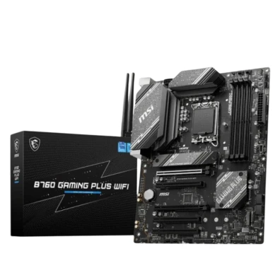Placa Base MSI B760 Gaming Plus WiFi LGA 1700 192GB Negro ATX