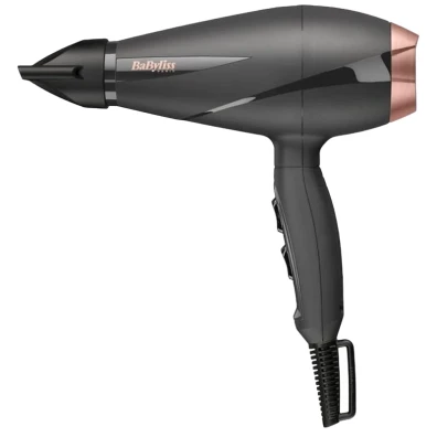 BaByliss Smooth Pro 2100 - Secador Profesional Negro/Oro Rosa