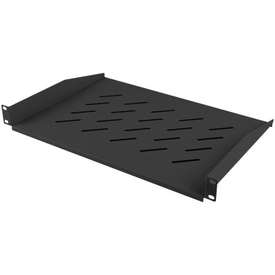 ESTANTERÍA FIJA DE 19" 1U/483X315MM CAPACIDAD DE CARGA MÁXIMA HASTA 25KG NEGRO