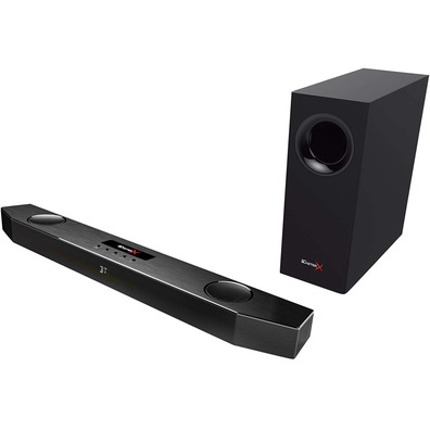 Barra de Sonido Creative Labs Sound Blaster X Katana 2.1 75W Negro