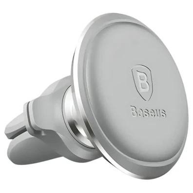 Soporte de teléfono para coche Baseus Air Vent Silver OS - Accesorio vehicular