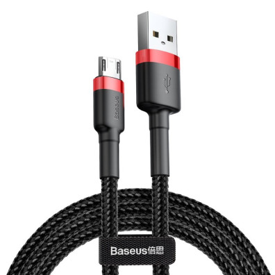 Baseus Cafule Cable USB a Micro USB 1M - Carga rápida - Negro