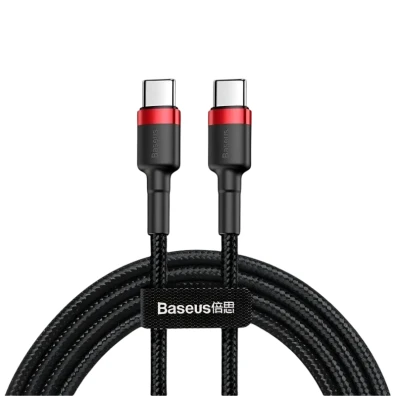 Baseus Cable de Carga Rápida con Conector USB-C Negro 1 metro