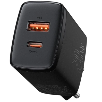 Baseus Compact Quick Charger 20W - Cargador de pared