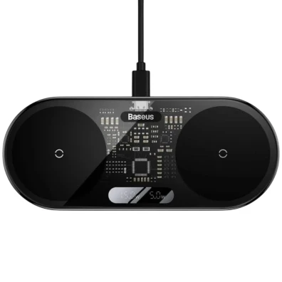 Baseus Dual USB-C 20W - Cargador Inalámbrico