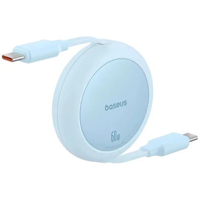 Cable Baseus Free2Pull Azul USB-C a USB-C 1m