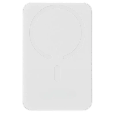 Baseus Power Bank Mini 5000mAh Blanco Compatible con MagSafe - Carga Rápida 20W y Cable Tipo C Incluido