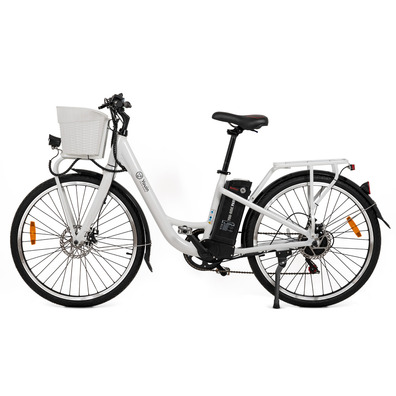 Bicicleta Eléctrica de Paseo Youin You-Ride Paris Blanco