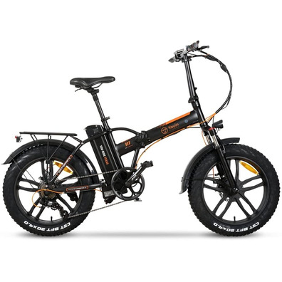 Bicicleta Eléctrica FAT Bike Youin You-Ride Texas Negro/Naranja