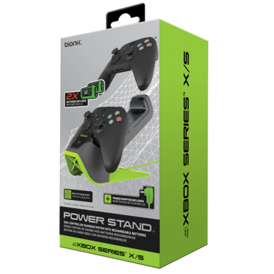 Bionik Dual Power Stand Base Doble Carga Xbox Series X/S