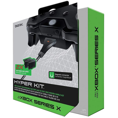 Bionik hyper Kit X (2 baterías de 1200 mAh) Xbox Series X