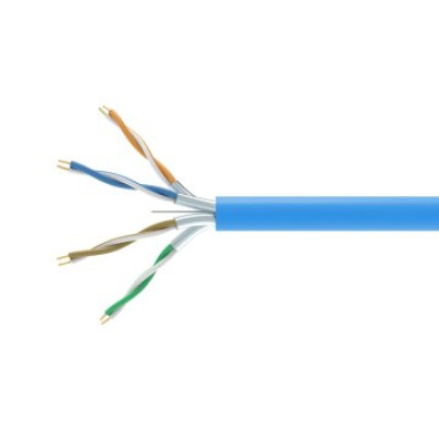 BOBINA EQUIP CATEGORIA 6A U/FTP LSZH LIBRE DE HALOGENOS 305M AZUL