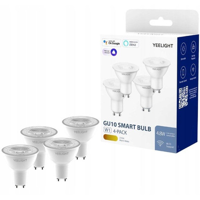 Bombilla LED Xiaomi Yeelight Smart Bulb GU10 Pack 4