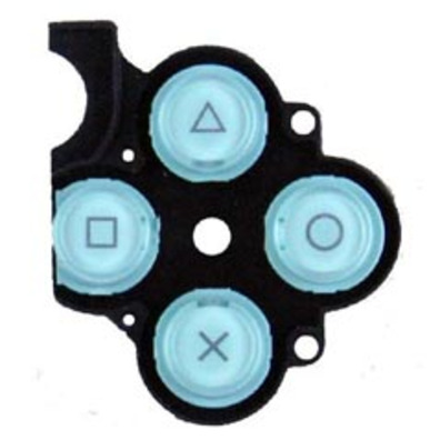 Repuesto D-Pad Rubber y Botones (Ice Blue) - PSP 3000