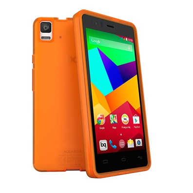 Funda Gummie Cover BQ Aquaris E5S/E5 4G Naranja