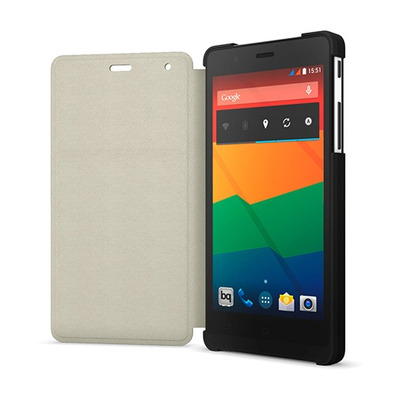 Funda bq Aquaris E5 Duo Case Beige