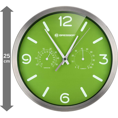 Bresser DFC Reloj Termohigrómetro Mytime Verde