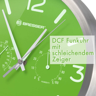 Bresser DFC Reloj Termohigrómetro Mytime Verde