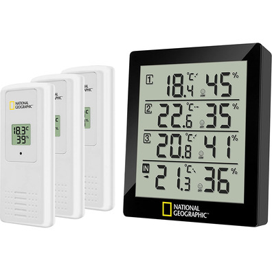 Bresser Estación Meteo National Geographic Termómetro/Higrómetro