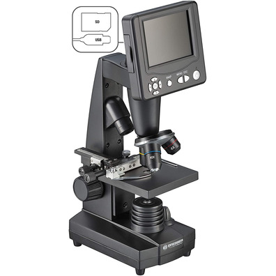 Microscopio Bresser de Enseñanza LCD 8.9cm