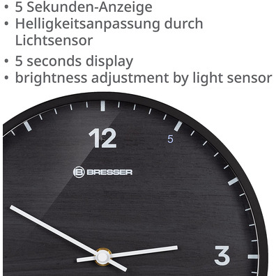 Bresser Mytime LEDSEC Negro