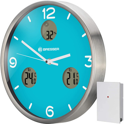 Bresser Reloj Climático Mytime IO NX Azul