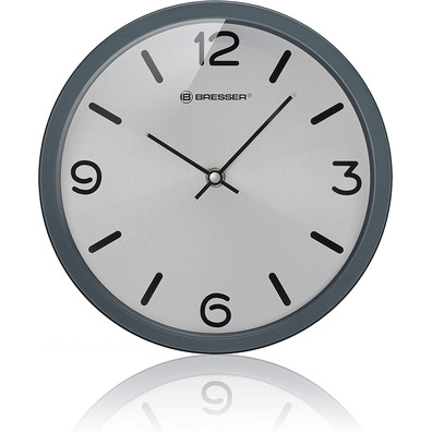 Bresser Reloj de Pared Mytime Edition Silver