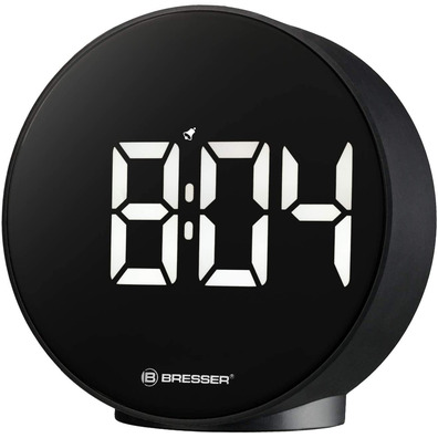 Bresser Reloj Despertador Mytime Echo FXR Negro