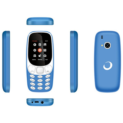 BRIGMTON BTM4 Móvil Senior Dual SIM Azul