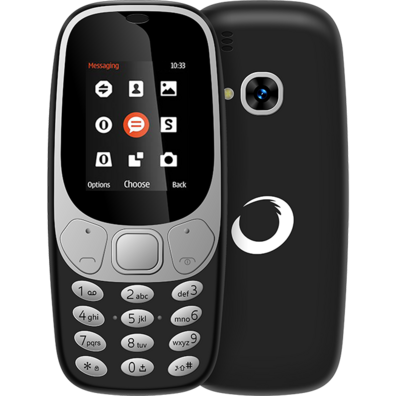 Brigmton btm4 Móvil Senior Dual Sim Negro