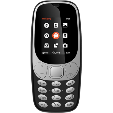 Brigmton btm4 Móvil Senior Dual Sim Negro