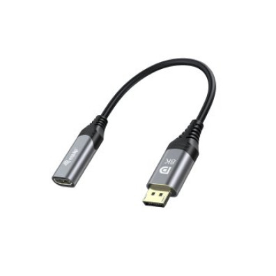 Cable Adaptador DisplayPort 1.4 a HDMI Hembra 8K 0,15cm Equip