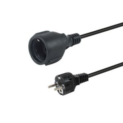 Cable de Alimentación Shuko Macho a Schuko Hembra 3M - CEE 7/3